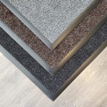 Premium Knob Entrance Matting Grey Chocolate Charcoal