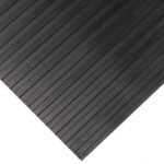 Wide Rib Rubber Black