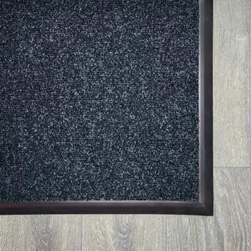 Rainier Charcoal Doormat With Edging